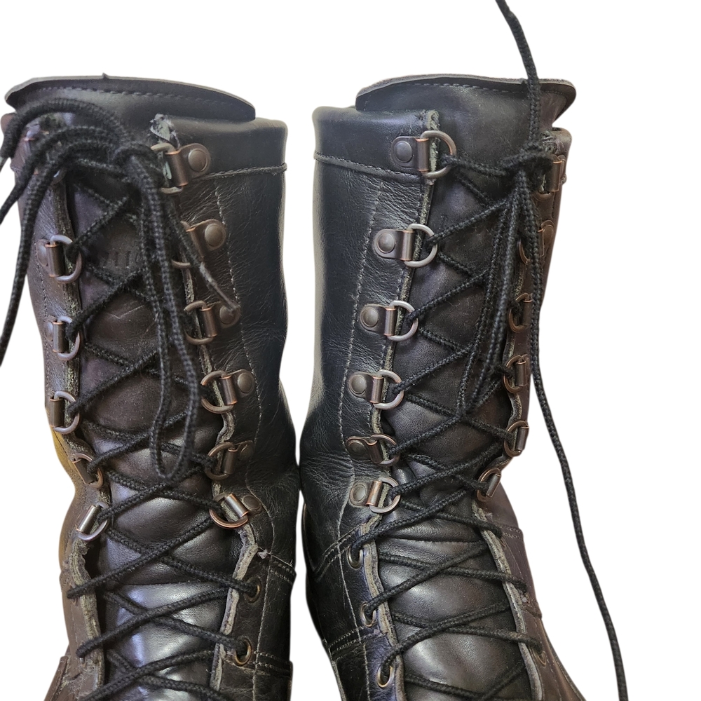 Vtg Danner Fort Lewis Boots 69110 Sz 13D Black Leather Gore-Tex Waterproof Work - Picture 11 of 16